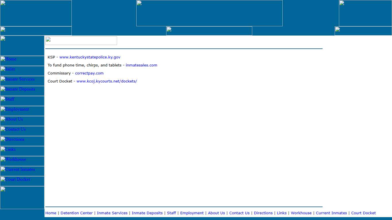 Clay County Detention Center - Links